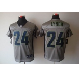 nike nfl jerseys seattle seahawks #24 marshawn lynch grey[Elite shadow]