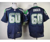 nike nfl jerseys seattle seahawks #60 unger blue[Elite]