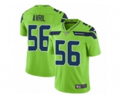 Men Nike Seattle Seahawks #56 Cliff Avril Vapor Untouchable Limited Green NFL Jersey