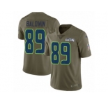 Men Nike Seattle Seahawks #89 Doug Baldwin Limited Olive 2017 Salute to Service NFL Jersey