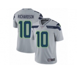 Men's Nike Seattle Seahawks #10 Paul Richardson Vapor Untouchable Limited Grey Alternate NFL Jersey