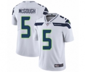 Men's Nike Seattle Seahawks #5 Alex McGough White Vapor Untouchable Limited Player NFL Jersey
