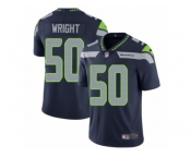 Men's Nike Seattle Seahawks #50 K.J. Wright Vapor Untouchable Limited Steel Blue Team Color NFL Jersey