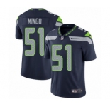 Men's Nike Seattle Seahawks #51 Barkevious Mingo Navy Blue Team Color Vapor Untouchable Limited Player NFL Jersey
