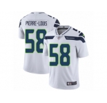 Men's Nike Seattle Seahawks #58 Kevin Pierre-Louis Vapor Untouchable Limited White NFL Jersey