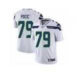 Men's Nike Seattle Seahawks #79 Ethan Pocic Vapor Untouchable Limited White NFL Jersey