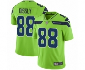 Men's Nike Seattle Seahawks #88 Will Dissly Limited Green Rush Vapor Untouchable NFL Jersey
