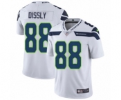 Men's Nike Seattle Seahawks #88 Will Dissly White Vapor Untouchable Limited Player NFL Jersey