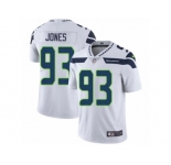 Men's Nike Seattle Seahawks #93 Nazair Jones Vapor Untouchable Limited White NFL Jersey