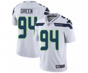 Men's Nike Seattle Seahawks #94 Rasheem Green White Vapor Untouchable Limited Player NFL Jersey