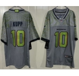 Men's Seattle Seahawks #10 Cooper Kupp Limited Gray Rivalries Vapor Jersey