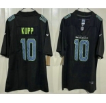 Men's Seattle Seahawks #10 Cooper Kupp Limited Navy Fashion Vapor Jersey