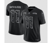 Men's Seattle Seahawks #11 Jaxon Smith-Njigba Black 2026 F.U.S.E. Salute to Service Limited Football Stitched Jersey