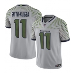Men's Seattle Seahawks #11 Jaxon Smith-Njigba Gray 2025 F.U.S.E. “Rivalries†Vapor Untouchable Limited Football Stitched Jersey