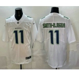 Men's Seattle Seahawks #11 Jaxon Smith-Njigba Limited White Fashion Vapor Jersey