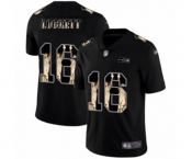 Men's Seattle Seahawks #16 Tyler Lockett Limited Black Statue of Liberty Football Jersey
