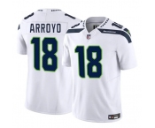 Men's Seattle Seahawks #18 Elijah Arroyo White 2025 Draft F.U.S.E. Vapor Limited Football Stitched Jersey
