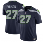 Men's Seattle Seahawks #27 Emanuel Wilson Navy 2026 F.U.S.E. Vapor Untouchable Limited Football Stitched Jersey