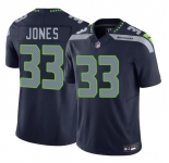 Men's Seattle Seahawks #33 Velus Jones Navy 2026 F.U.S.E. Vapor Untouchable Limited Football Stitched Jersey