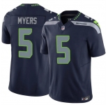 Men's Seattle Seahawks #5 Jason Myers Navy 2025 F.U.S.E. Vapor Untouchable Limited Stitched Football Jersey