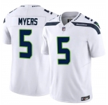 Men's Seattle Seahawks #5 Jason Myers White 2025 F.U.S.E. Vapor Untouchable Limited Stitched Football Jersey