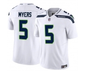Men's Seattle Seahawks #5 Jason Myers White 2025 F.U.S.E. Vapor Untouchable Limited Stitched Football Jersey