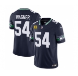 Men's Seattle Seahawks #54 Bobby Wagner 2023 F.U.S.E. With 4-Star C Patch Navy Limited Football Stitched Jersey