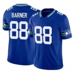 Men's Seattle Seahawks #88 AJ BARNER Blue Throwback 2026 F.U.S.E. Vapor Untouchable Limited Stitched Football Jersey