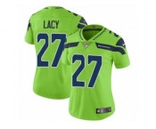 Women Nike Seattle Seahawks #27 Eddie Lacy Vapor Untouchable Limited Green NFL Jersey