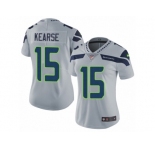 Women's Nike Seattle Seahawks #15 Jermaine Kearse Vapor Untouchable Limited Grey Alternate NFL Jersey