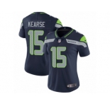 Women's Nike Seattle Seahawks #15 Jermaine Kearse Vapor Untouchable Limited Steel Blue Team Color NFL Jersey