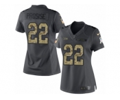 Women's Nike Seattle Seahawks #22 C. J. Prosise Limited Black 2016 Salute to Service NFL Jersey
