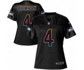 Women's Nike Seattle Seahawks #4 Michael Dickson Game Black Fashion NFL Jersey