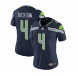 Women's Nike Seattle Seahawks #4 Michael Dickson Navy Blue Team Color Vapor Untouchable Limited Player NFL Jersey