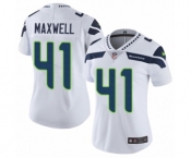 Women's Nike Seattle Seahawks #41 Byron Maxwell White Vapor Untouchable Limited Player NFL Jersey
