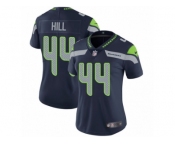 Women's Nike Seattle Seahawks #44 Delano Hill Vapor Untouchable Limited Steel Blue Team Color NFL Jersey