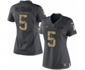 Women's Nike Seattle Seahawks #5 Alex McGough Limited Black 2016 Salute to Service NFL Jersey