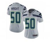 Women's Nike Seattle Seahawks #50 K.J. Wright Vapor Untouchable Limited Grey Alternate NFL Jersey
