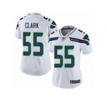 Women's Nike Seattle Seahawks #55 Frank Clark Vapor Untouchable Limited White NFL Jersey