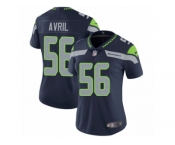 Women's Nike Seattle Seahawks #56 Cliff Avril Vapor Untouchable Limited Steel Blue Team Color NFL Jersey