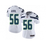 Women's Nike Seattle Seahawks #56 Cliff Avril Vapor Untouchable Limited White NFL Jersey