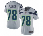 Women's Nike Seattle Seahawks #78 D.J. Fluker Grey Alternate Vapor Untouchable Elite Player NFL Jersey