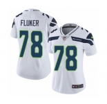 Women's Nike Seattle Seahawks #78 D.J. Fluker White Vapor Untouchable Limited Player NFL Jersey