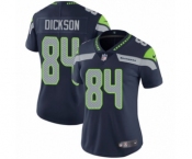 Women's Nike Seattle Seahawks #84 Ed Dickson Navy Blue Team Color Vapor Untouchable Limited Player NFL Jersey