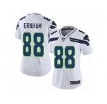 Women's Nike Seattle Seahawks #88 Jimmy Graham Vapor Untouchable Limited White NFL Jersey