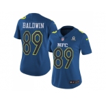 Women's Nike Seattle Seahawks #89 Doug Baldwin Navy Stitched NFL Limited NFC 2017 Pro Bowl Jersey
