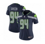 Women's Nike Seattle Seahawks #94 Rasheem Green Navy Blue Team Color Vapor Untouchable Limited Player NFL Jersey