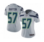 Women's Seattle Seahawks #57 Cody Barton Grey Alternate Vapor Untouchable Limited Player Football Jersey