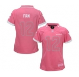 nike women nfl jerseys seattle seahawks #12 fan pink[nike 2015]