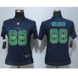 nike women nfl jerseys seattle seahawks #88 graham blue[Strobe Limited]
